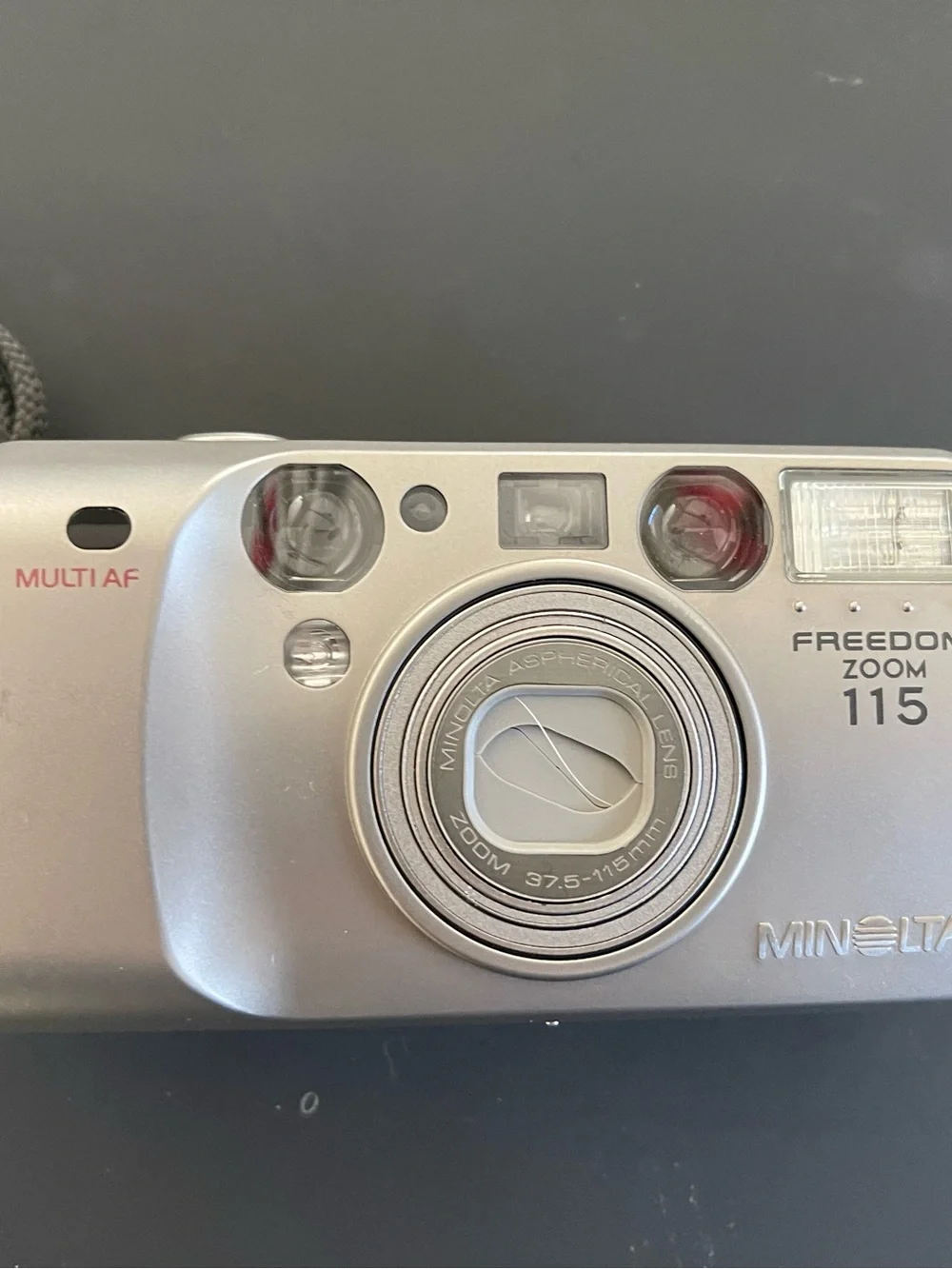 Minolta Freedom Zoom 115 Silver Compact Film Camera